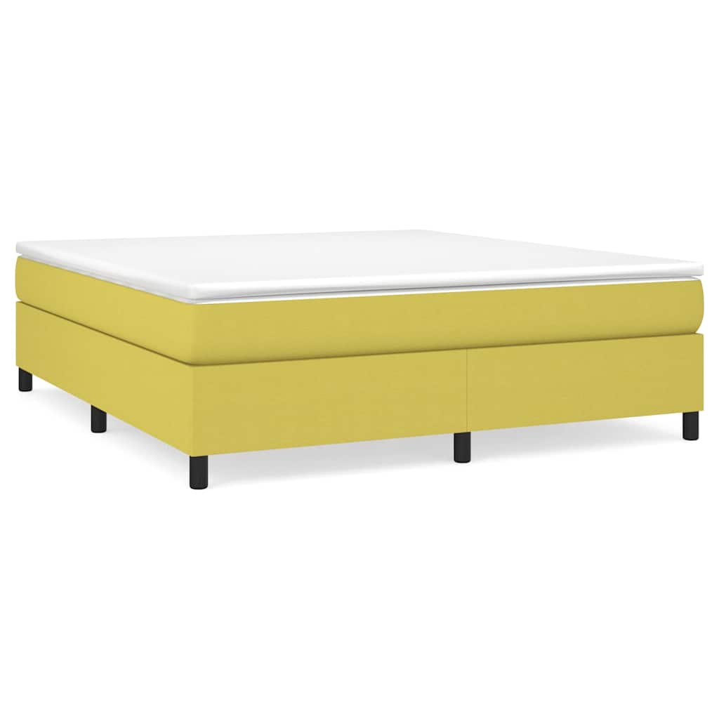 Boxspringbettgestell Grün 160x200 cm Stoff