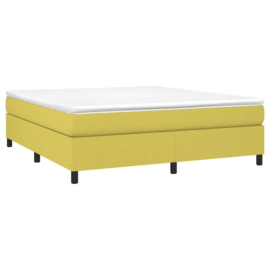 Boxspringbettgestell Grün 160x200 cm Stoff