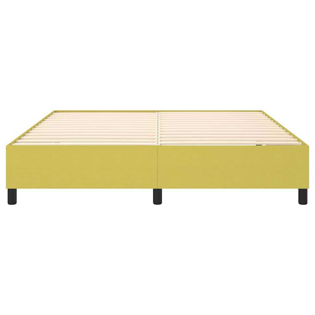 Boxspringbettgestell Grün 160x200 cm Stoff