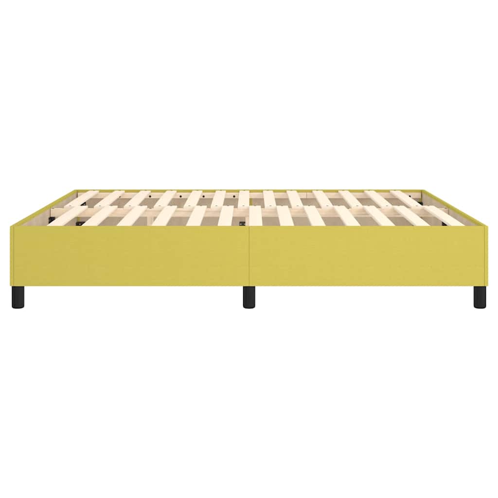 Boxspringbettgestell Grün 160x200 cm Stoff