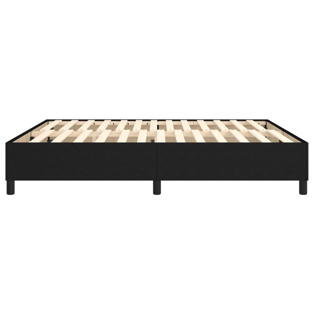Boxspringbettgestell Schwarz 180x200 cm Stoff