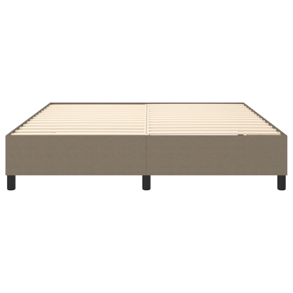 Boxspringbettgestell Taupe 180x200 cm Stoff