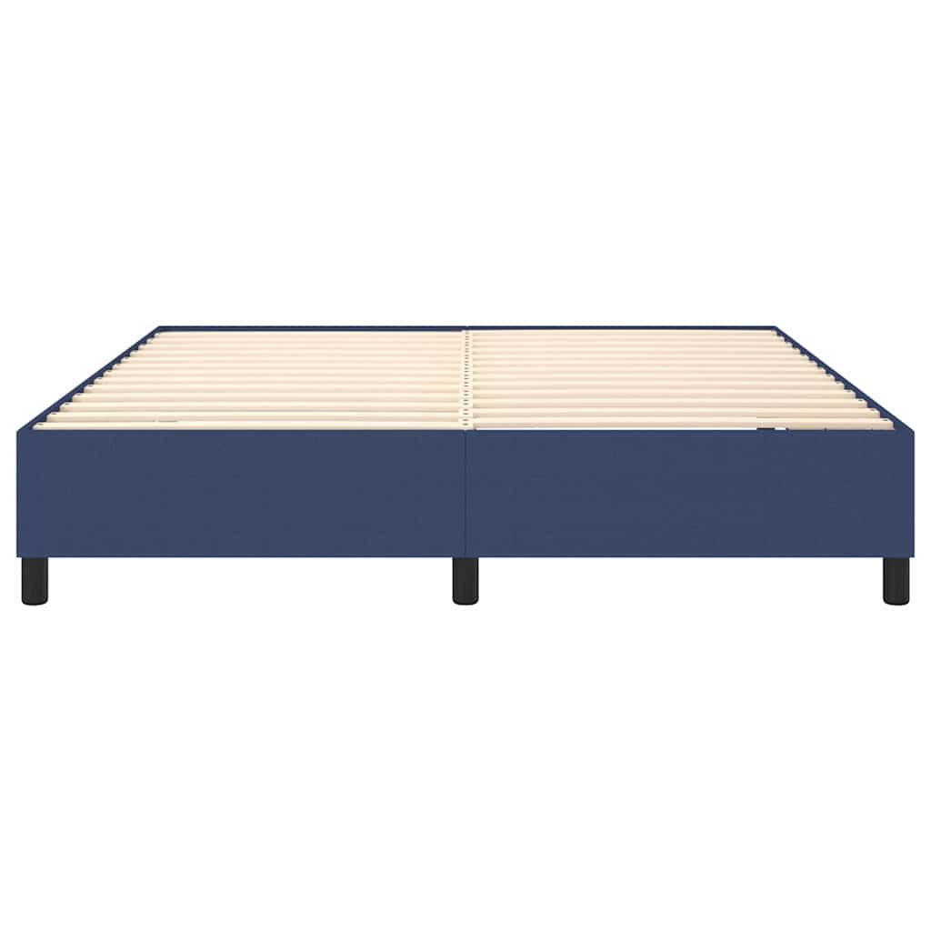 Boxspringbettgestell Blau 180x200 cm Stoff