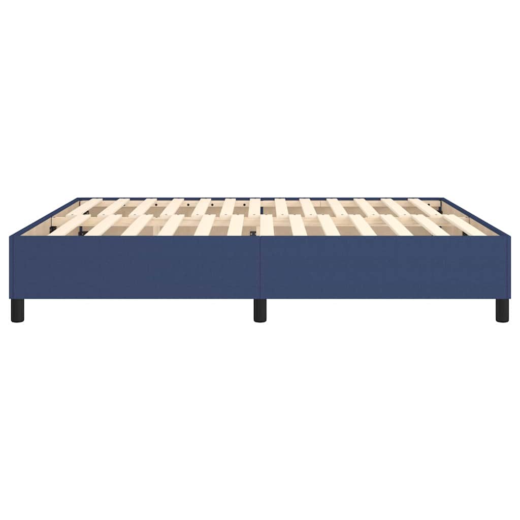 Boxspringbettgestell Blau 180x200 cm Stoff