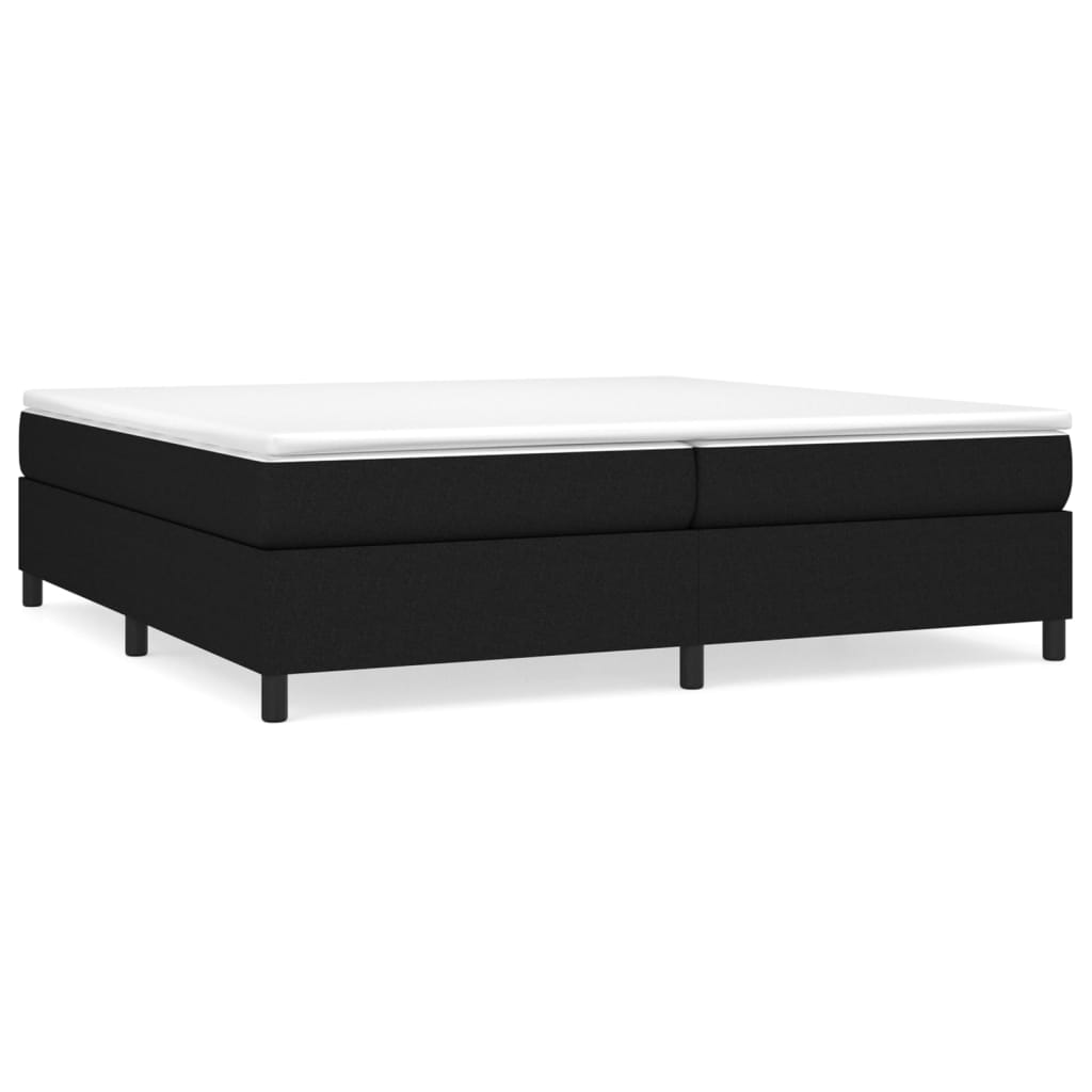 Boxspringbettgestell Schwarz 200x200 cm Stoff
