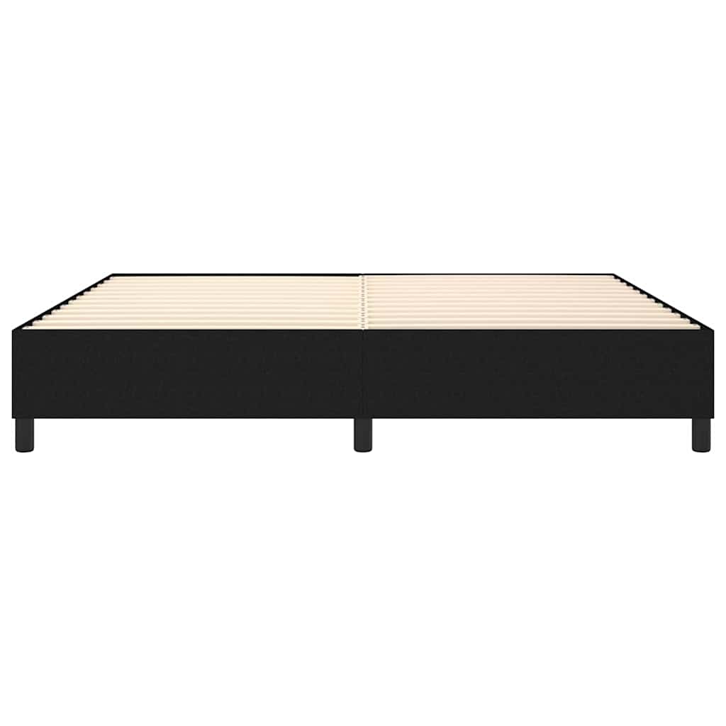 Boxspringbettgestell Schwarz 200x200 cm Stoff