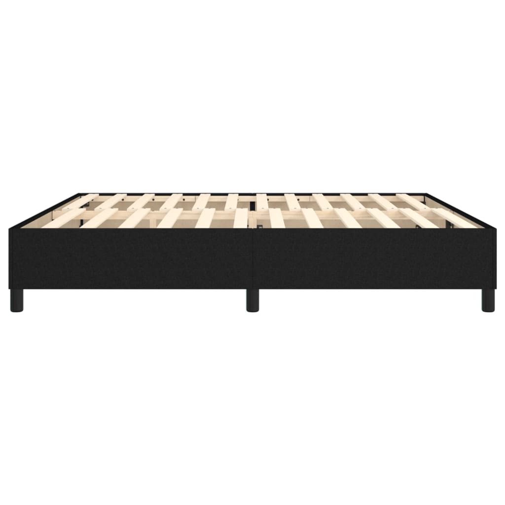 Boxspringbettgestell Schwarz 200x200 cm Stoff