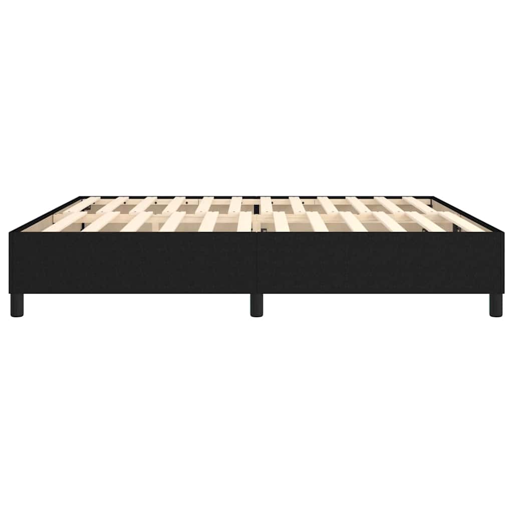 Boxspringbettgestell Schwarz 200x200 cm Stoff