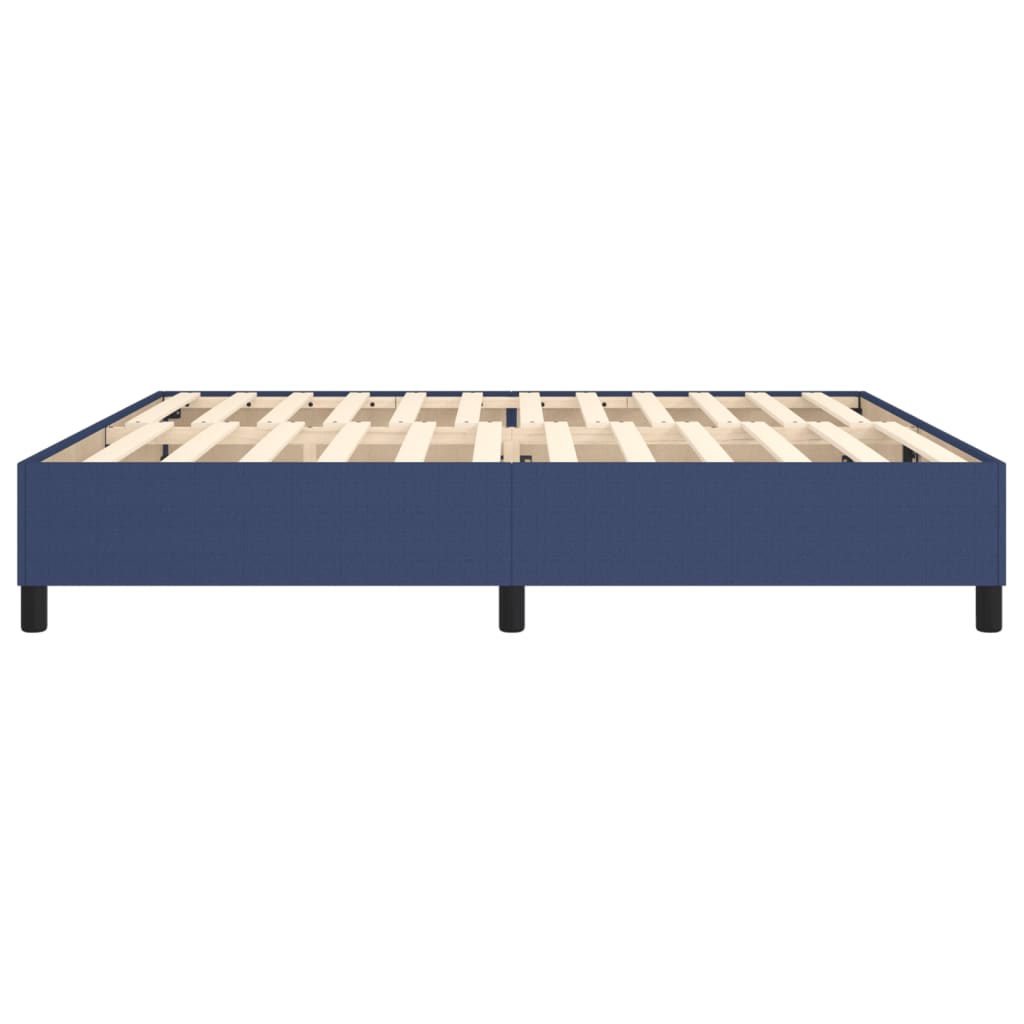 Boxspringbettgestell Blau 200x200 cm Stoff