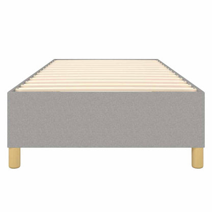 Boxspringbettgestell Hellgrau 80x200 cm Stoff