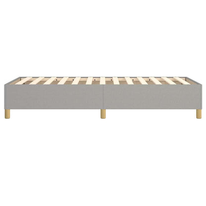 Boxspringbettgestell Hellgrau 80x200 cm Stoff