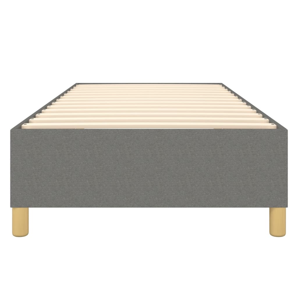 Boxspringbettgestell Dunkelgrau 80x200 cm Stoff
