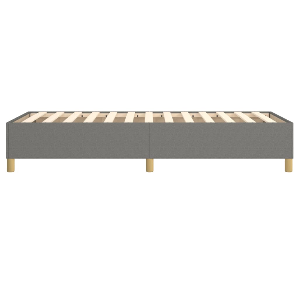 Boxspringbettgestell Dunkelgrau 80x200 cm Stoff