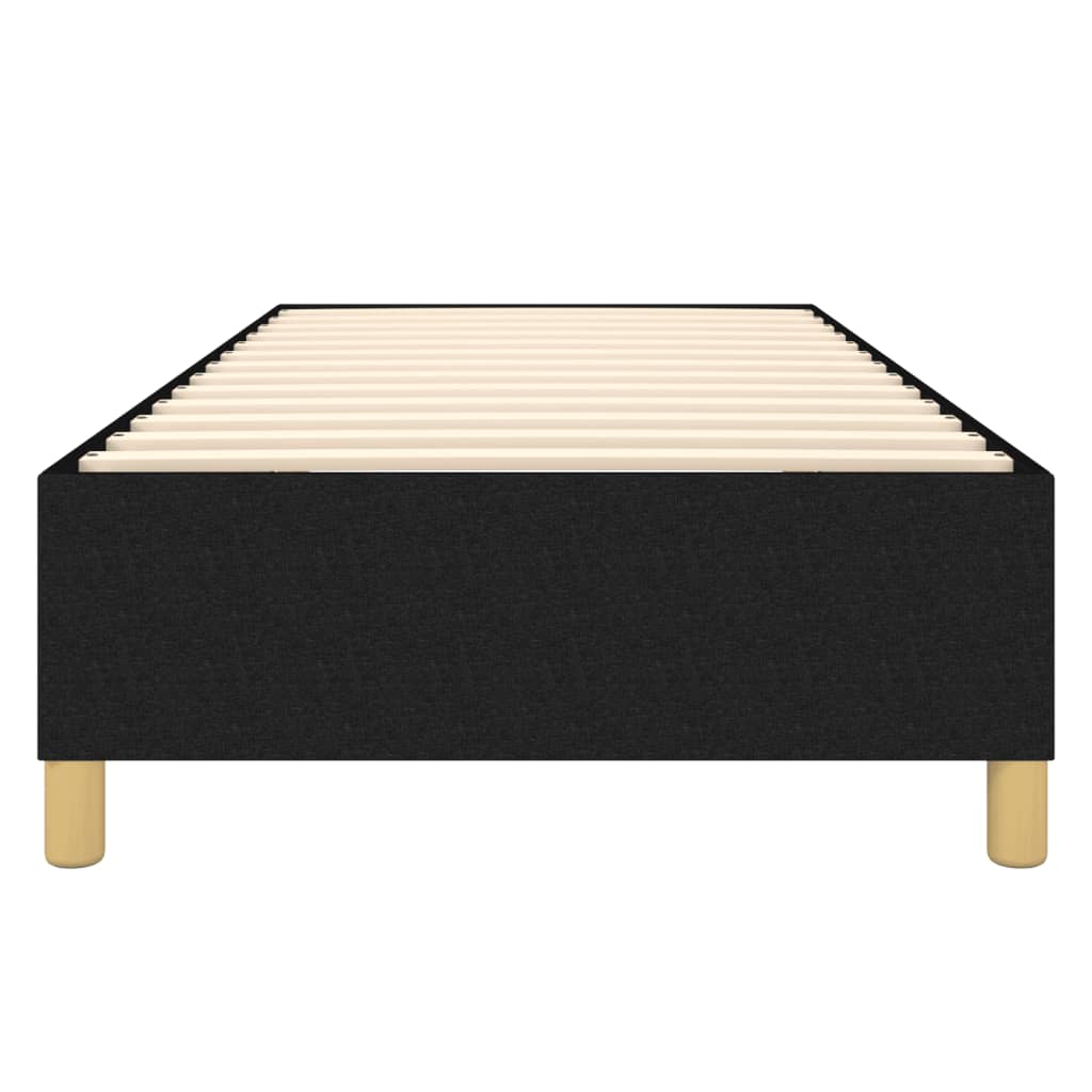 Boxspringbettgestell Schwarz 80x200 cm Stoff
