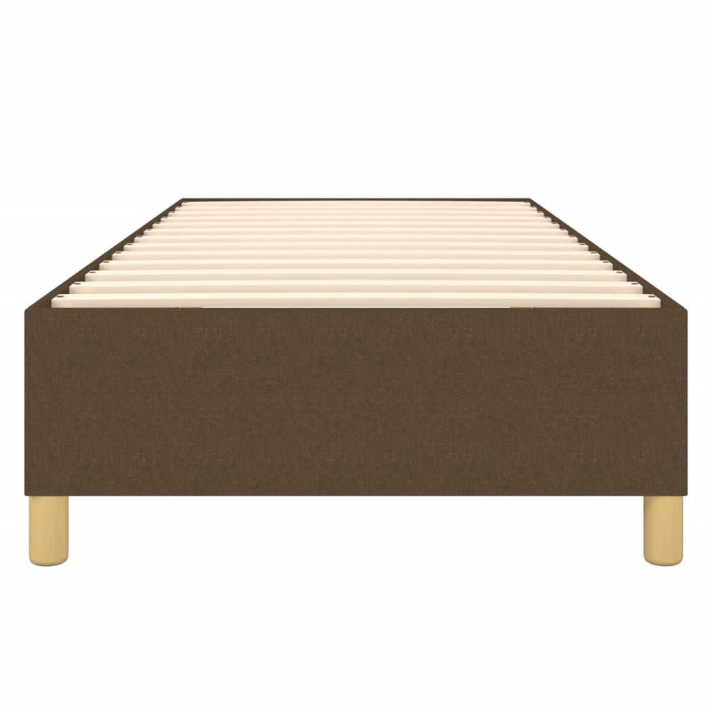 Boxspringbettgestell Dunkelbraun 80x200 cm Stoff