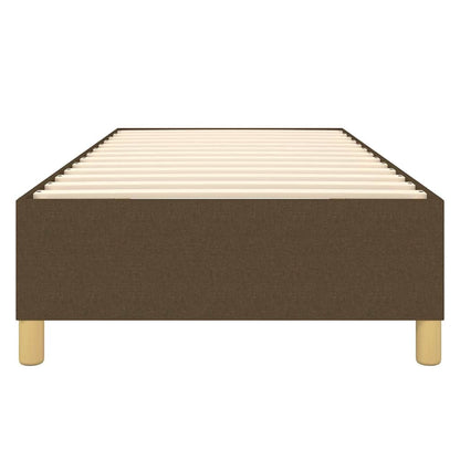 Boxspringbettgestell Dunkelbraun 80x200 cm Stoff