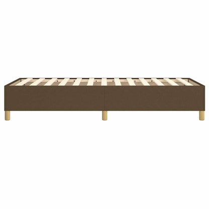 Boxspringbettgestell Dunkelbraun 80x200 cm Stoff