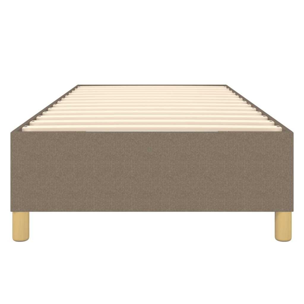 Boxspringbettgestell Taupe 80x200 cm Stoff