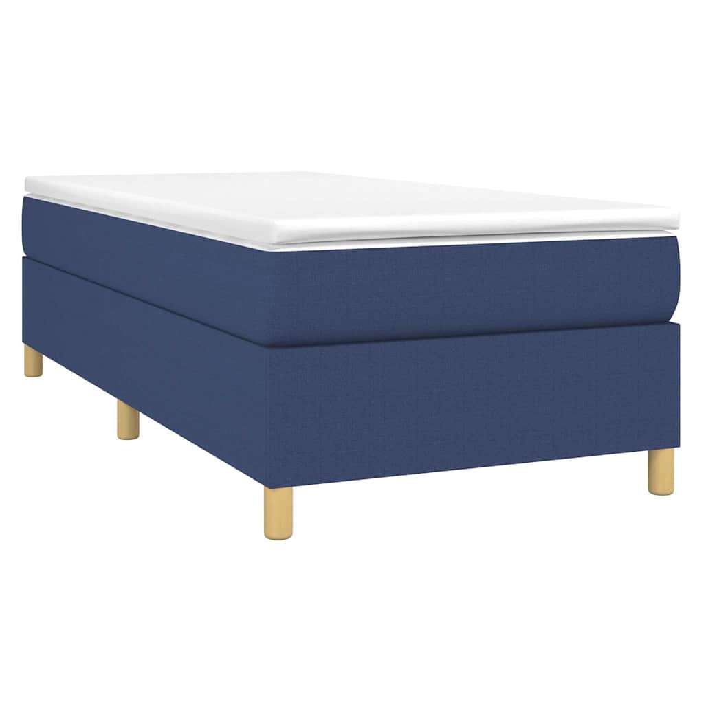 Boxspringbettgestell Blau 80x200 cm Stoff