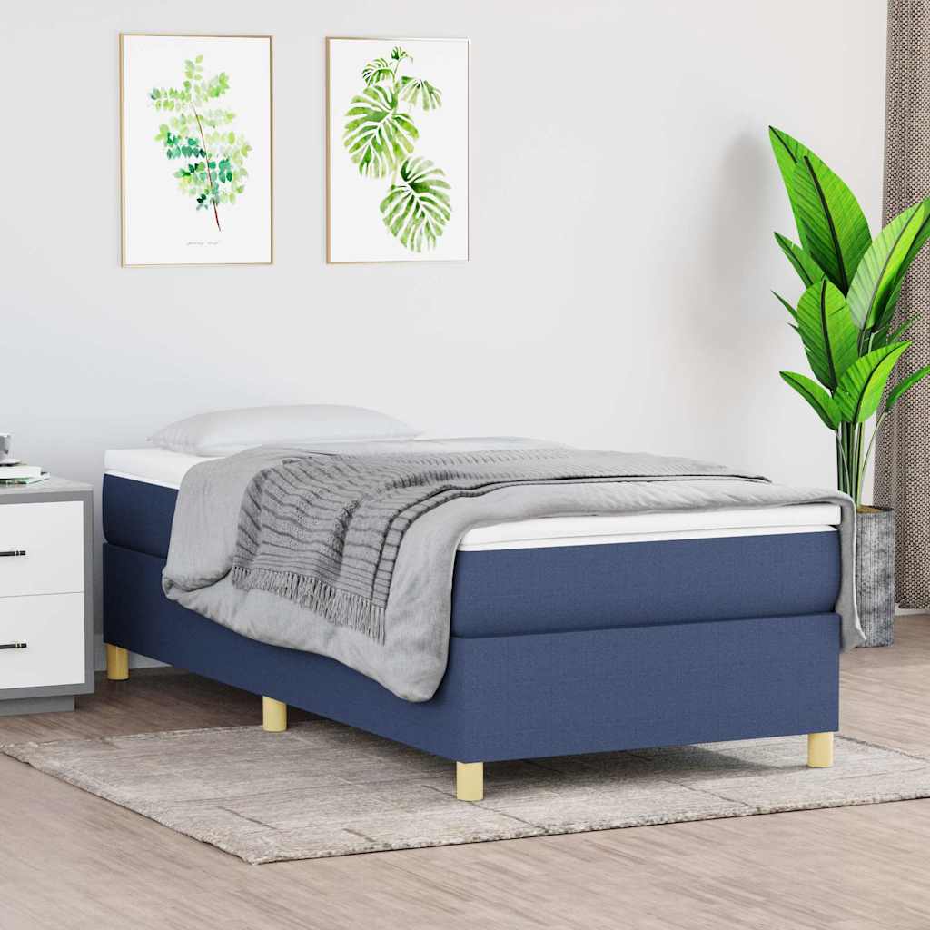 Boxspringbettgestell Blau 80x200 cm Stoff