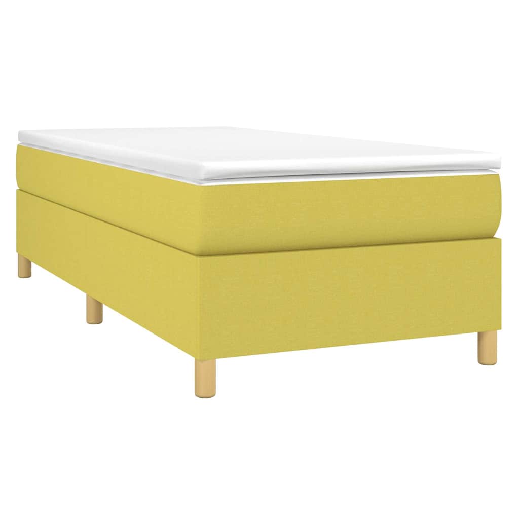 Boxspringbettgestell Grün 80x200 cm Stoff