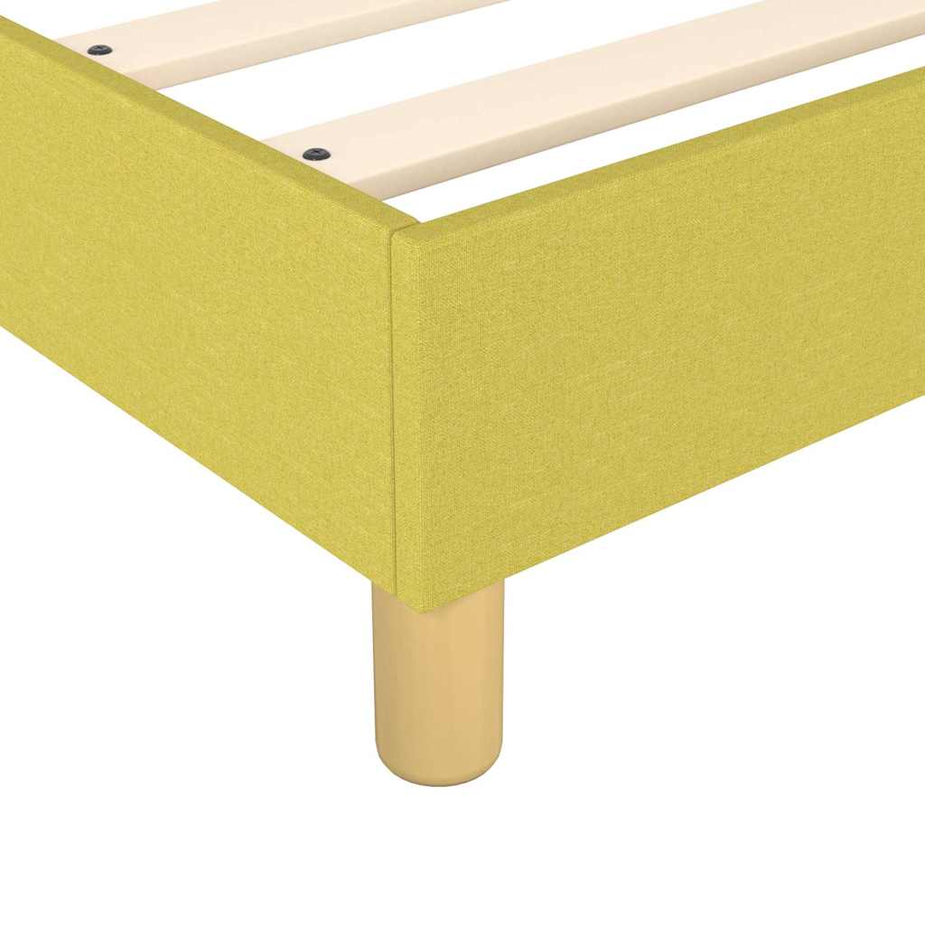 Boxspringbettgestell Grün 80x200 cm Stoff