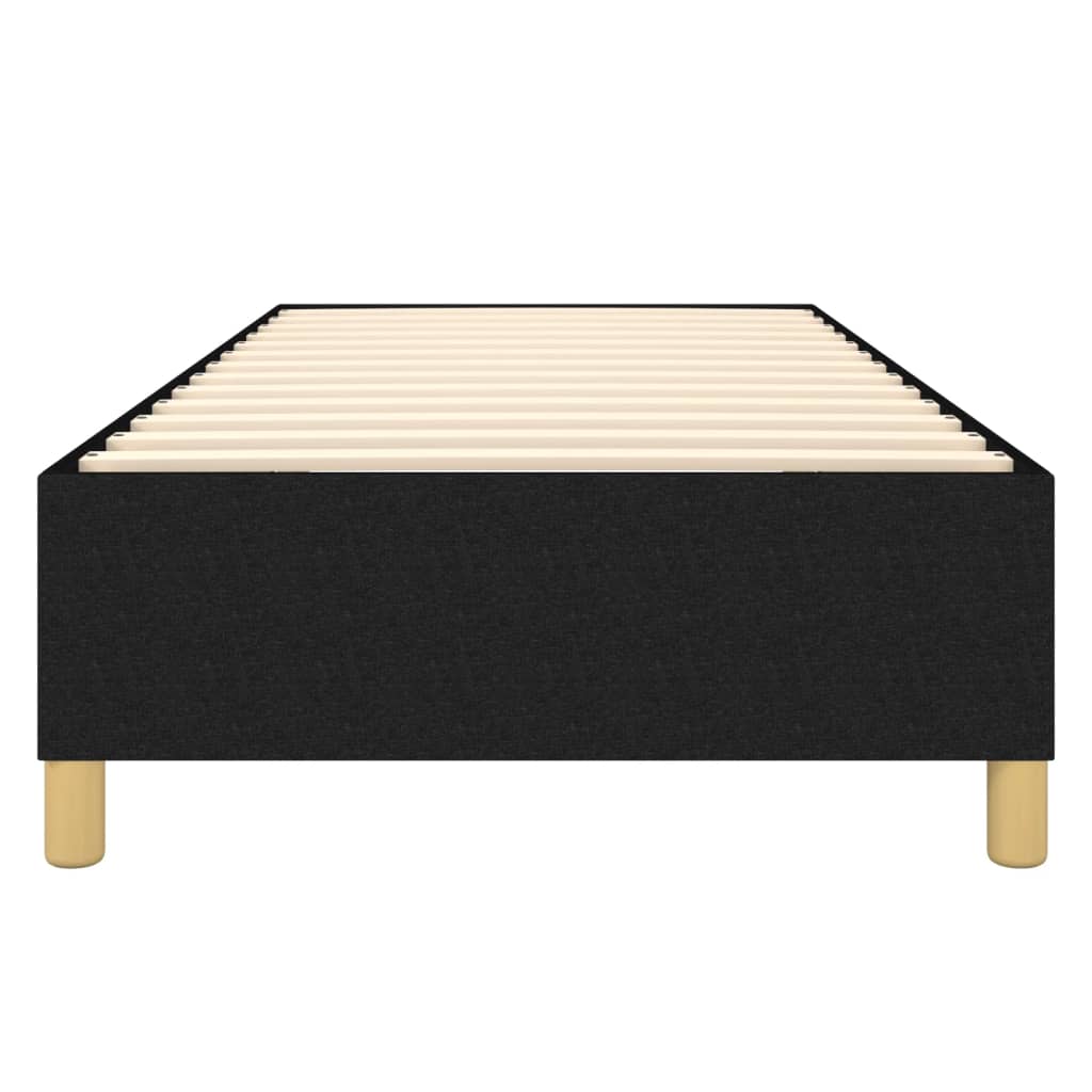 Boxspringbettgestell Schwarz 90x190 cm Stoff