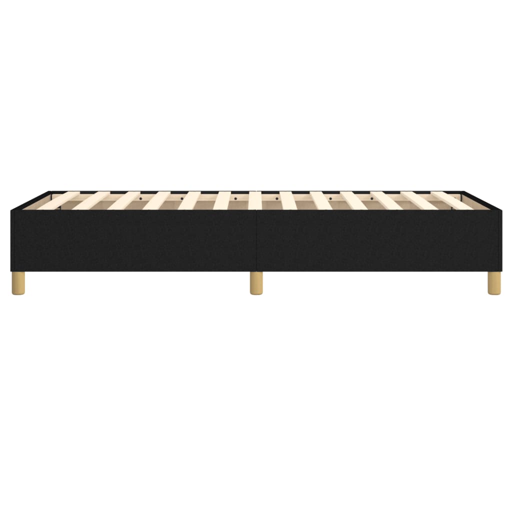 Boxspringbettgestell Schwarz 90x190 cm Stoff