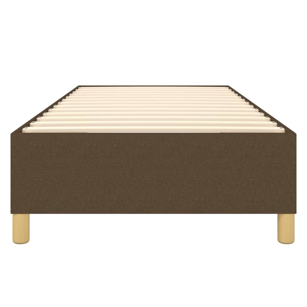 Boxspringbettgestell Dunkelbraun 90x190 cm Stoff