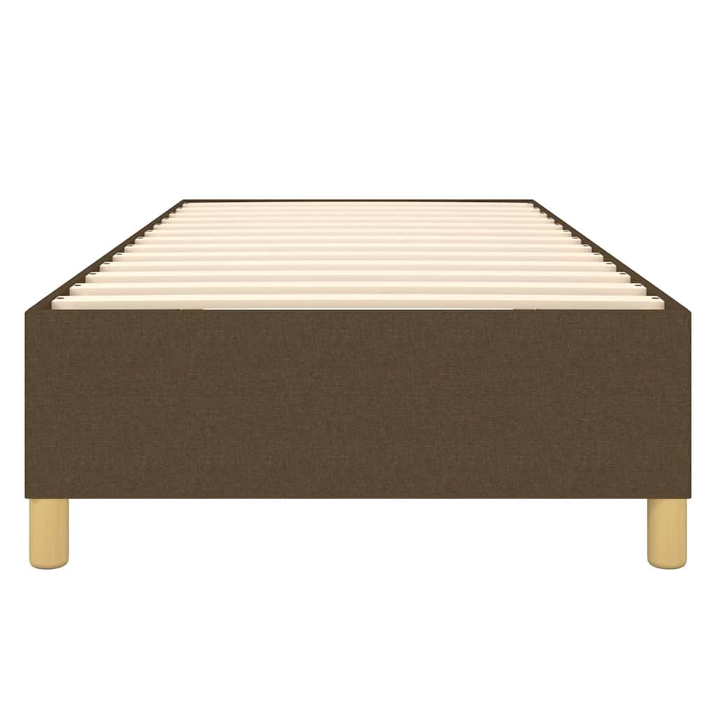 Boxspringbettgestell Dunkelbraun 90x190 cm Stoff