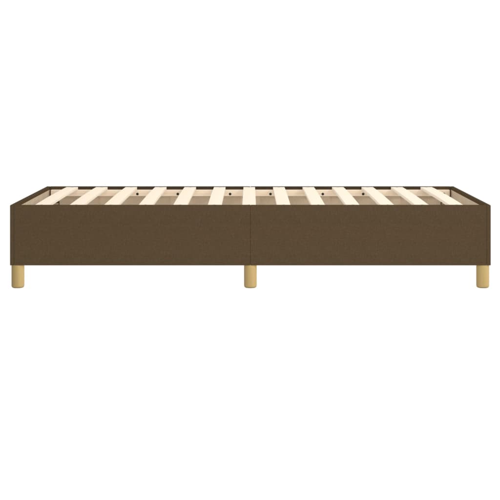 Boxspringbettgestell Dunkelbraun 90x190 cm Stoff