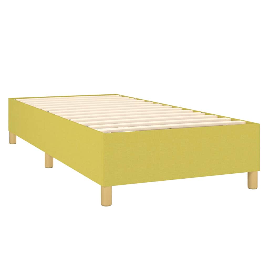 Boxspringbettgestell Grün 90x190 cm Stoff