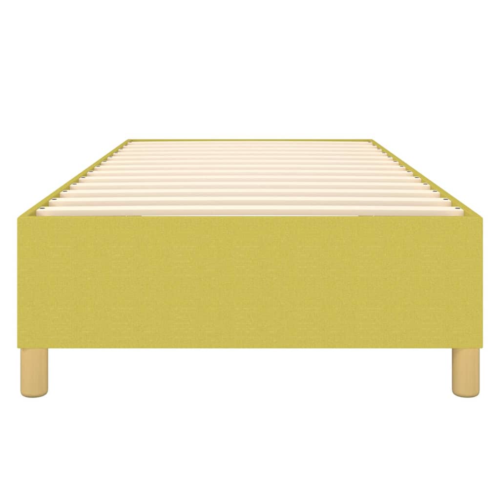 Boxspringbettgestell Grün 90x190 cm Stoff
