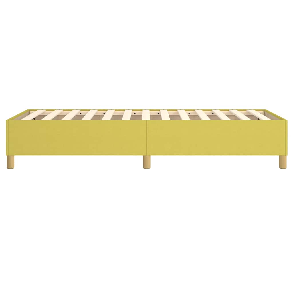 Boxspringbettgestell Grün 90x190 cm Stoff