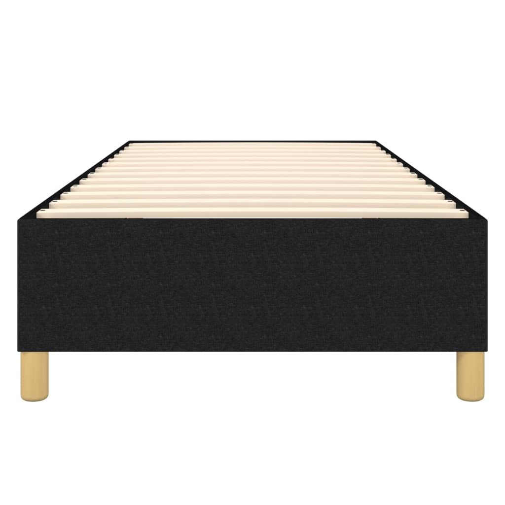 Boxspringbettgestell Schwarz 90x200 cm Stoff