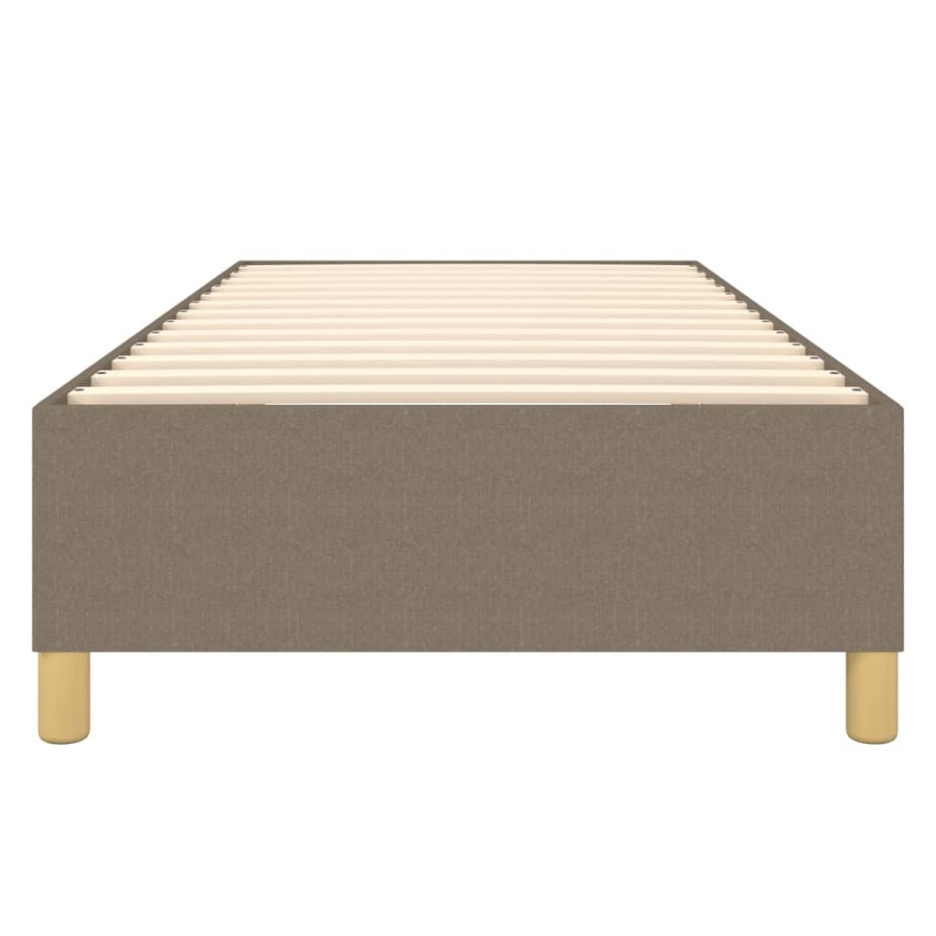 Boxspringbettgestell Taupe 90x200 cm Stoff
