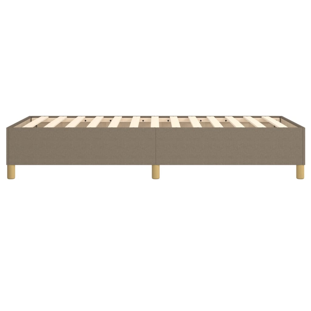 Boxspringbettgestell Taupe 90x200 cm Stoff