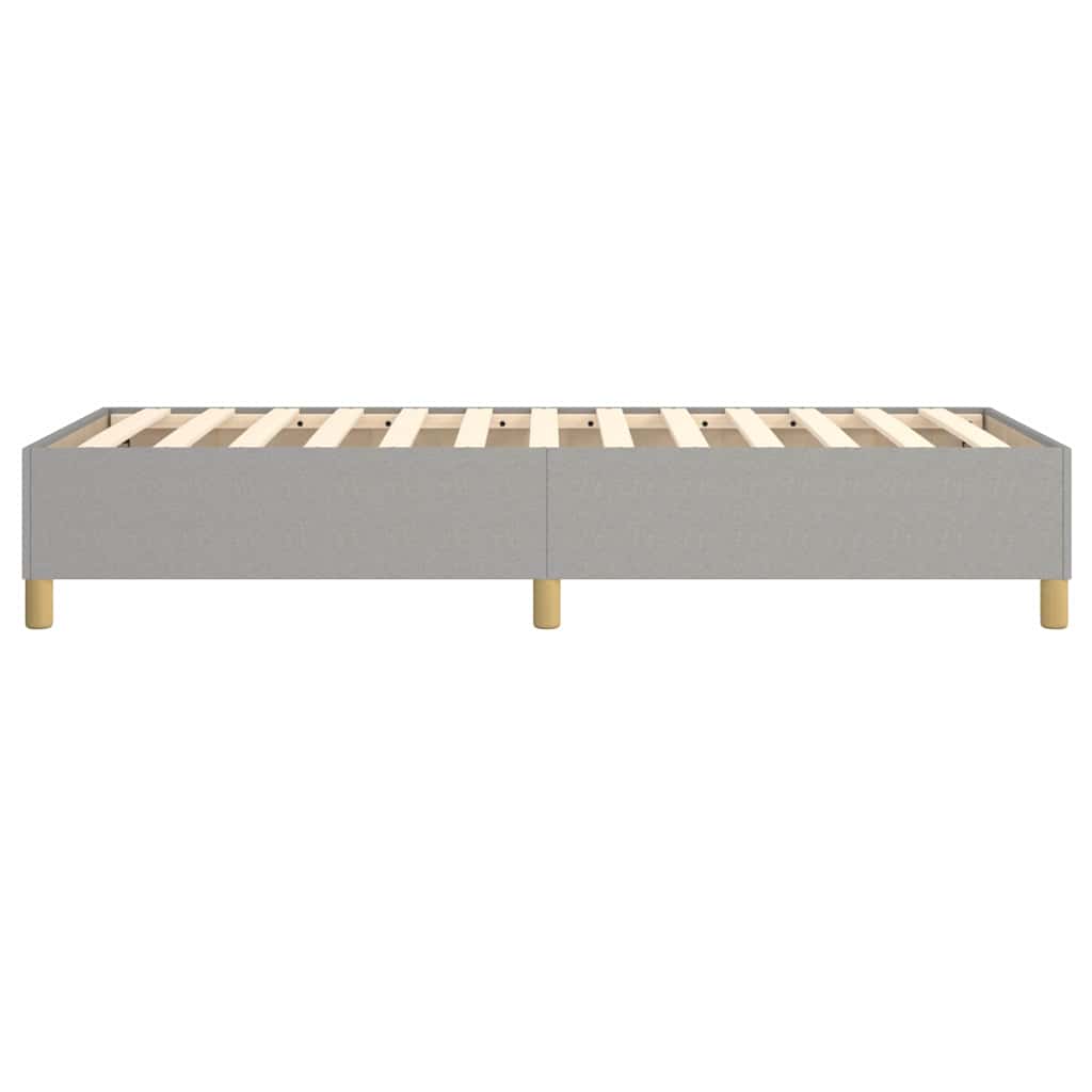 Boxspringbettgestell Hellgrau 100x200 cm Stoff