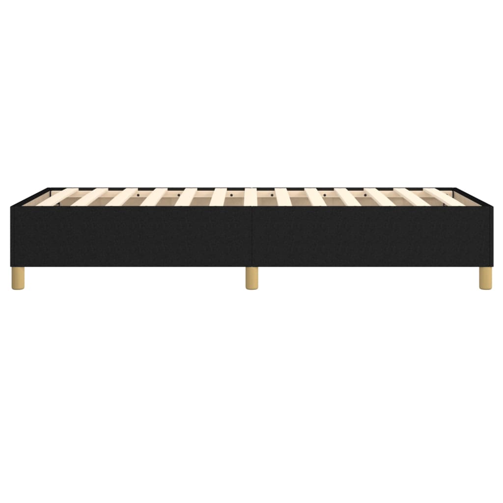 Boxspringbettgestell Schwarz 100x200 cm Stoff