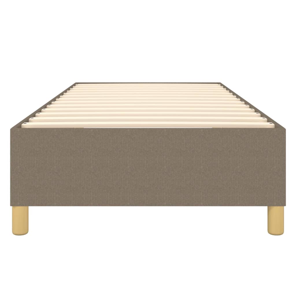 Boxspringbettgestell Taupe 100x200 cm Stoff