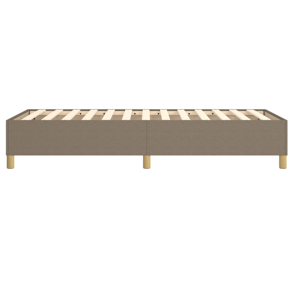 Boxspringbettgestell Taupe 100x200 cm Stoff
