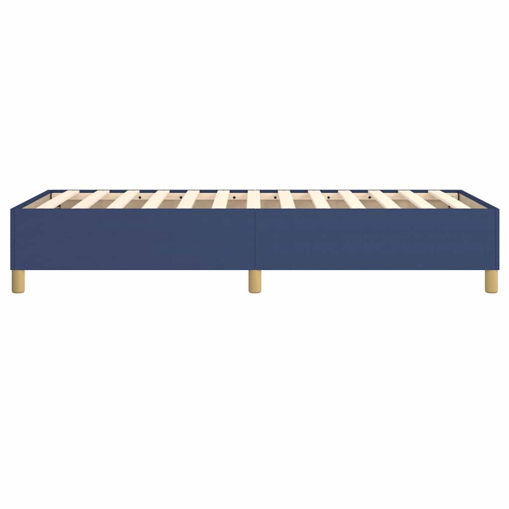 Boxspringbettgestell Blau 100x200 cm Stoff