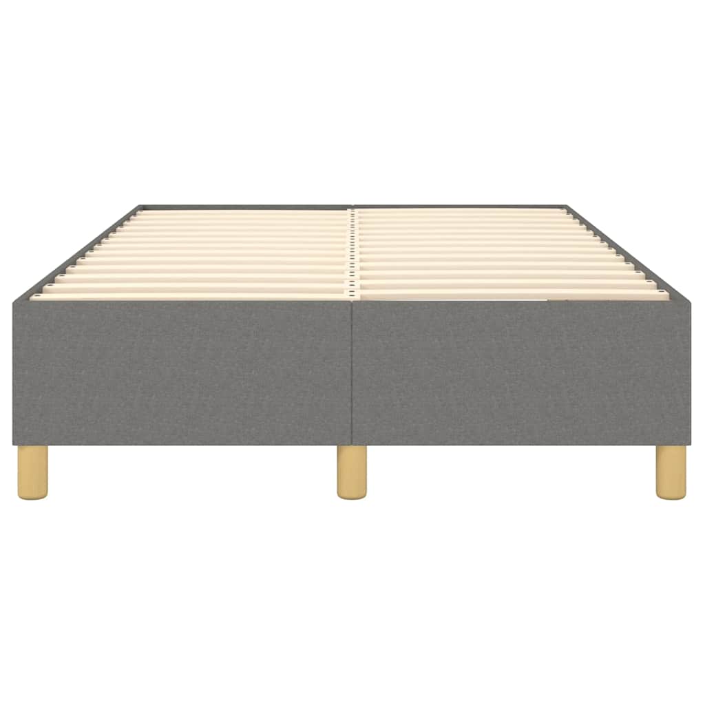 Boxspringbettgestell Dunkelgrau 120x200 cm Stoff