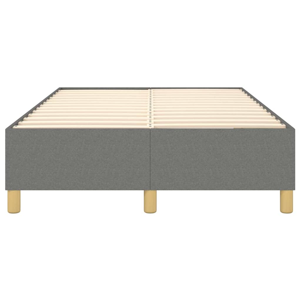 Boxspringbettgestell Dunkelgrau 120x200 cm Stoff