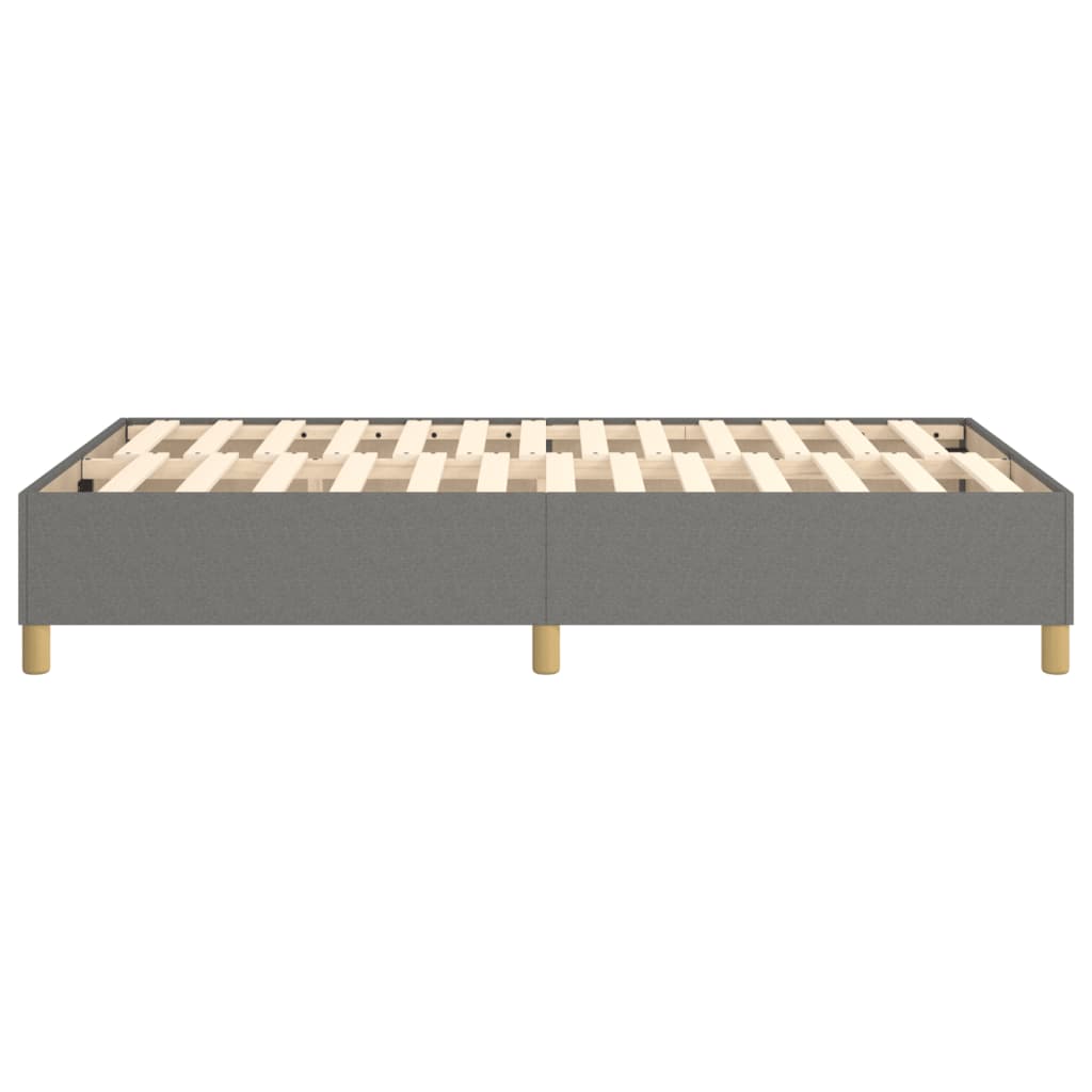 Boxspringbettgestell Dunkelgrau 120x200 cm Stoff