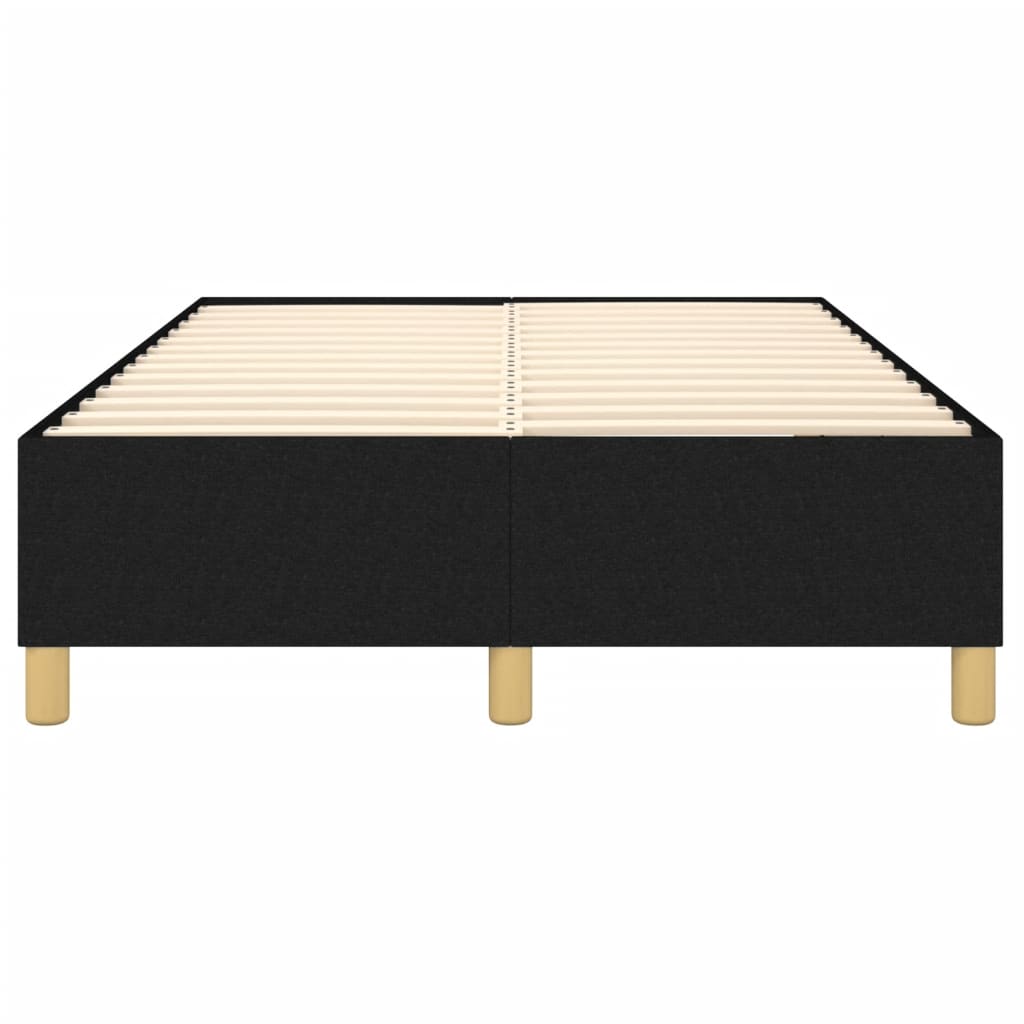 Boxspringbettgestell Schwarz 120x200 cm Stoff