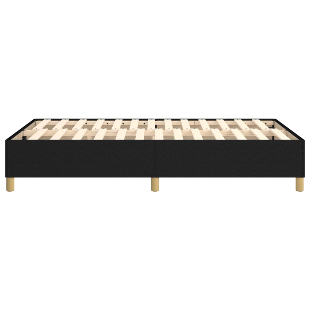 Boxspringbettgestell Schwarz 120x200 cm Stoff