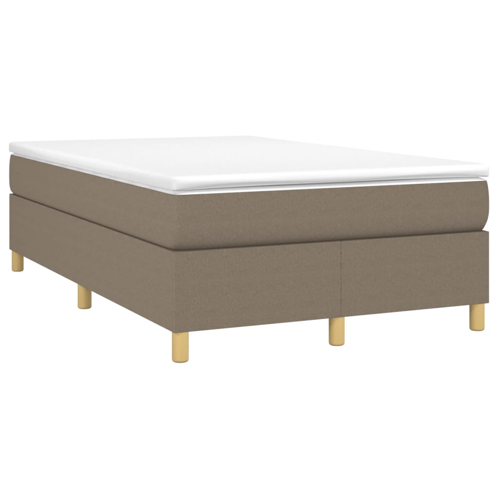 Boxspringbettgestell Taupe 120x200 cm Stoff