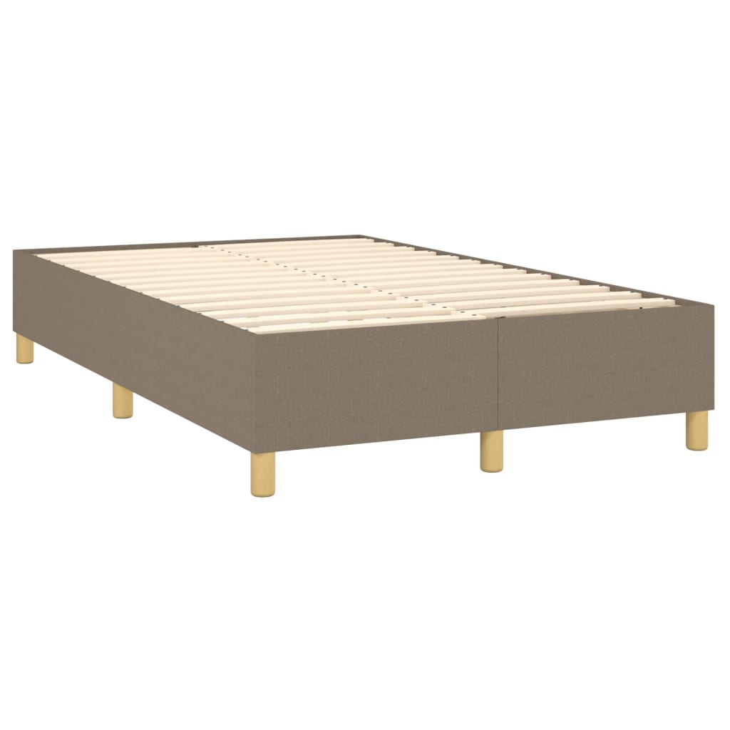 Boxspringbettgestell Taupe 120x200 cm Stoff