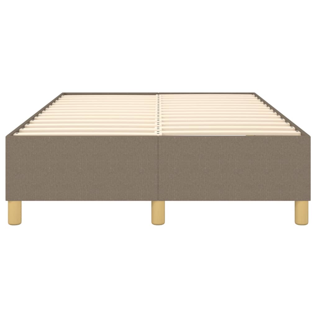 Boxspringbettgestell Taupe 120x200 cm Stoff